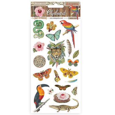 Stamperia Amazonia Sticker - Chipboard Amazonia